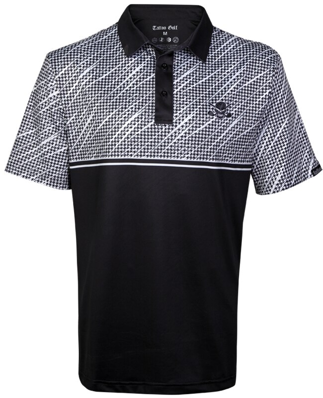 Houndstooth black