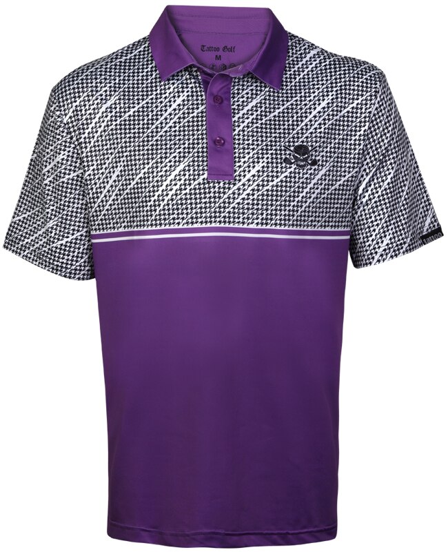 Houndstooth purple